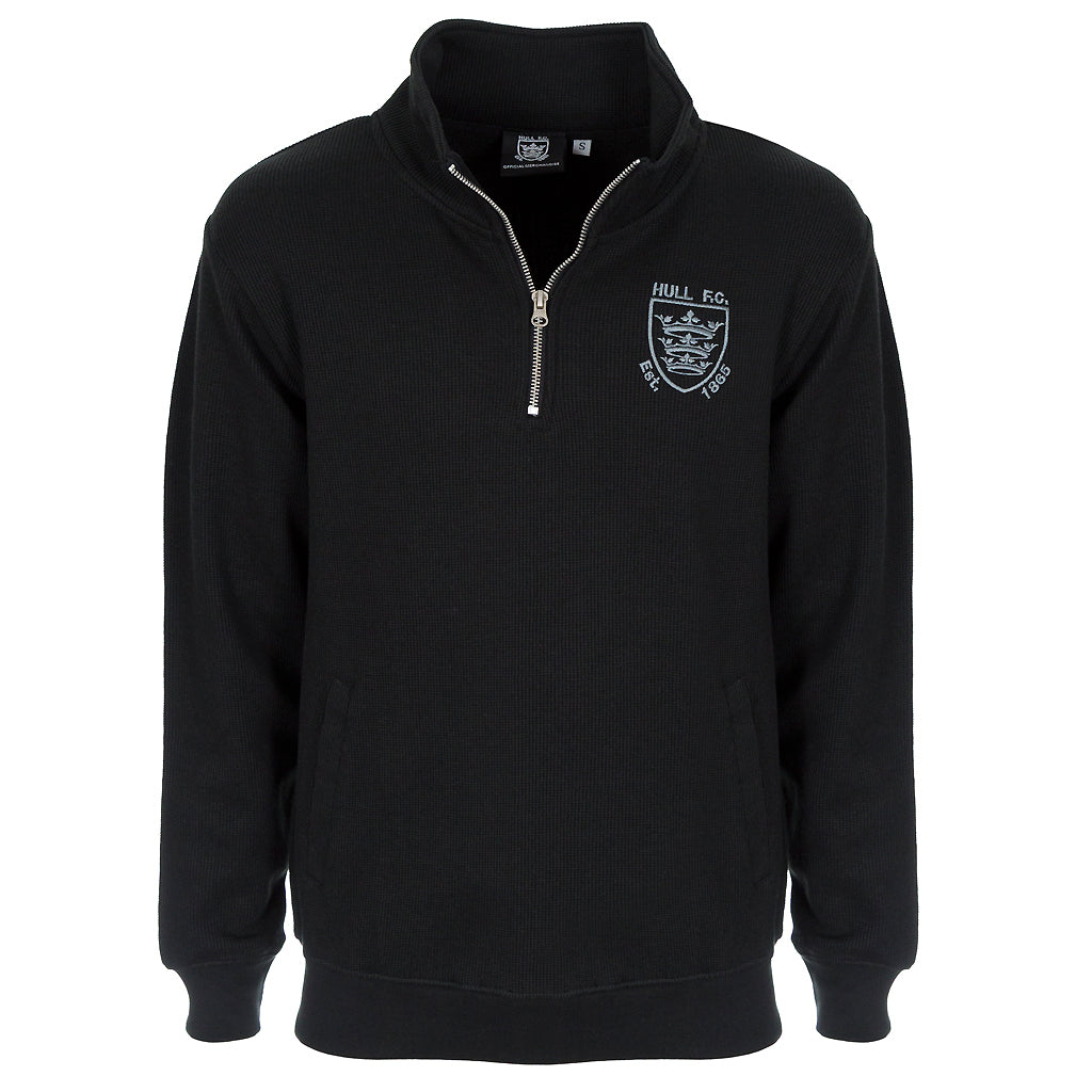 Tracker 1/4 Zip Black
