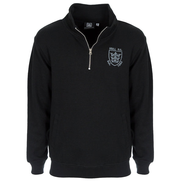 Tracker 1/4 Zip Black