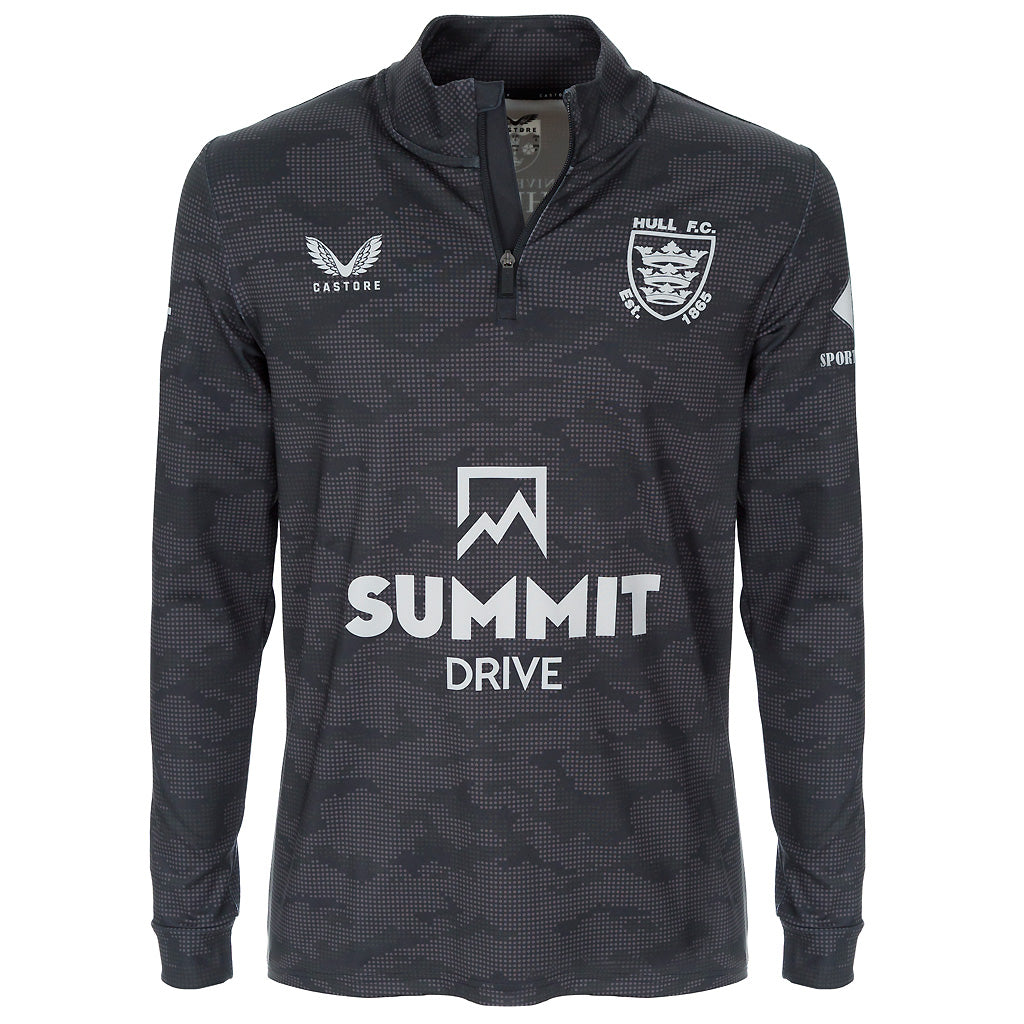 Camo Black 1/4 Zip