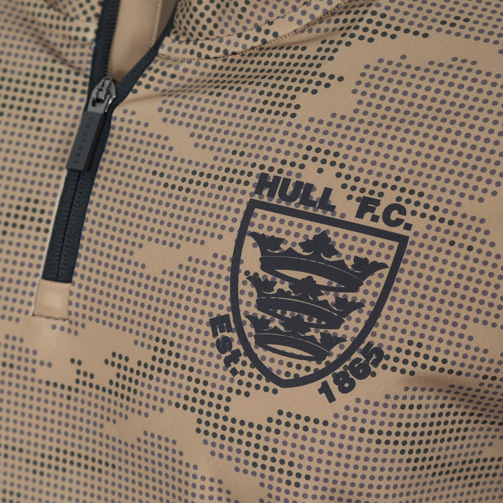 Camo Khaki 1/4 Zip
