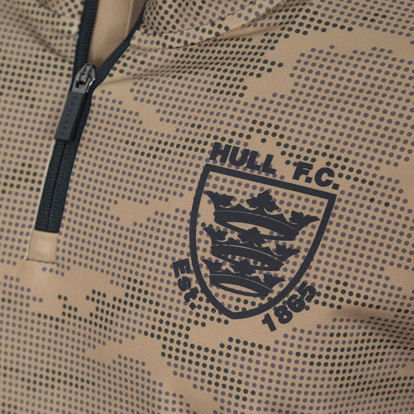 Camo Khaki 1/4 Zip