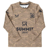 Kids Camo Sweatshirt Khaki