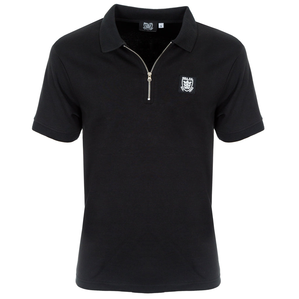 Waffle Zip Polo