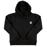 Kids Waffle Black Hoodie