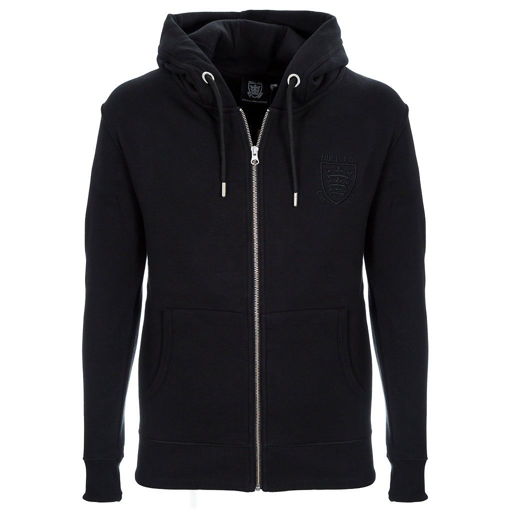 Black Zip Hoodie