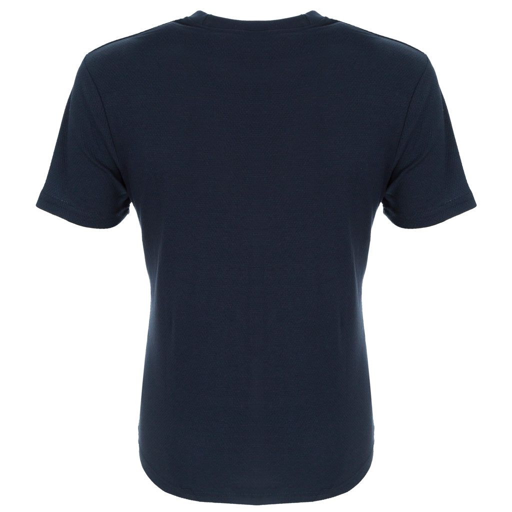 Navy Waffle Tee