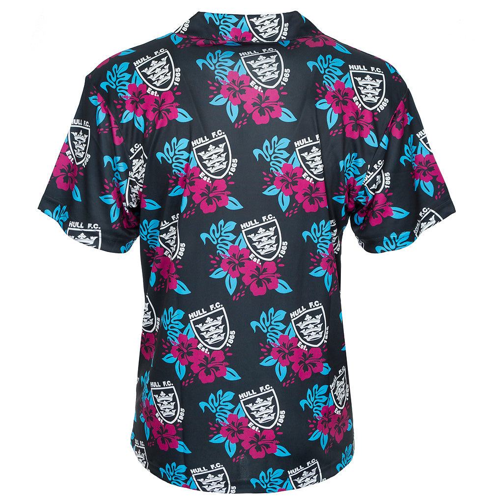 Hawaiian Black Shirt