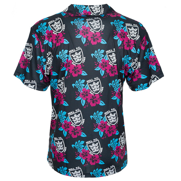 Hawaiian Black Shirt