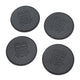 4PK PU Leather Coasters