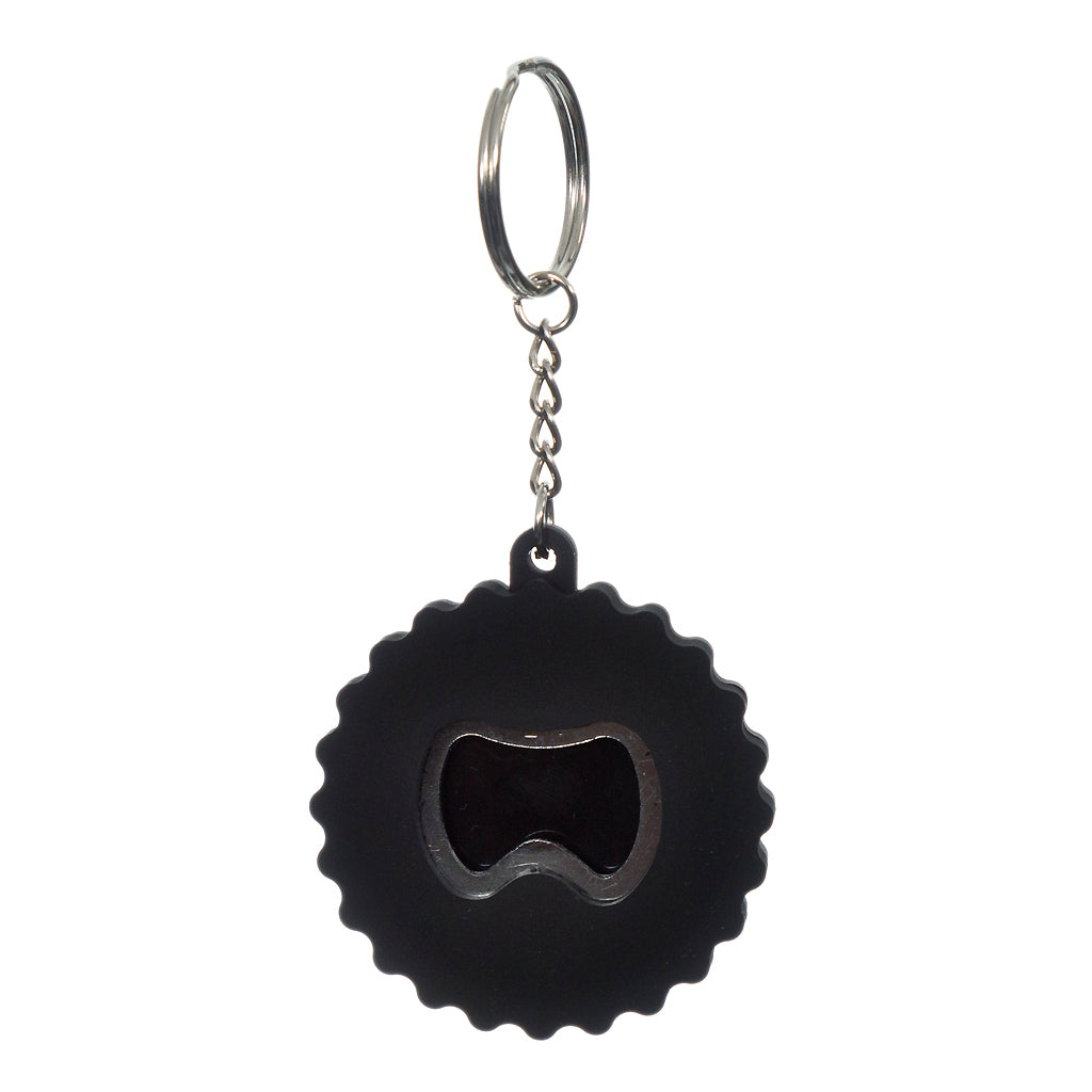 PVC Bottle Opener Keyring