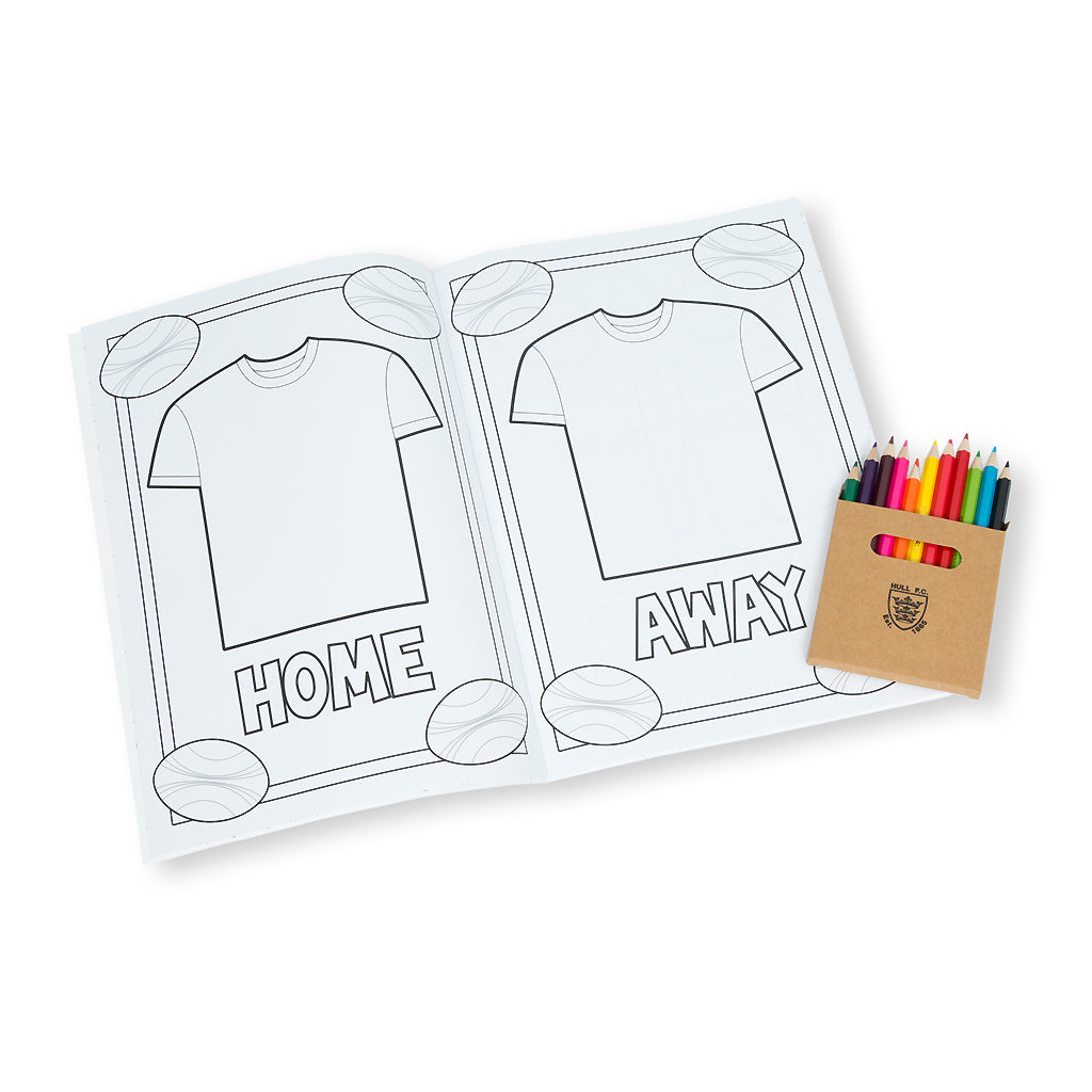 Colouring Book & Pencil Set