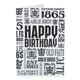 Happy Birthday Card white