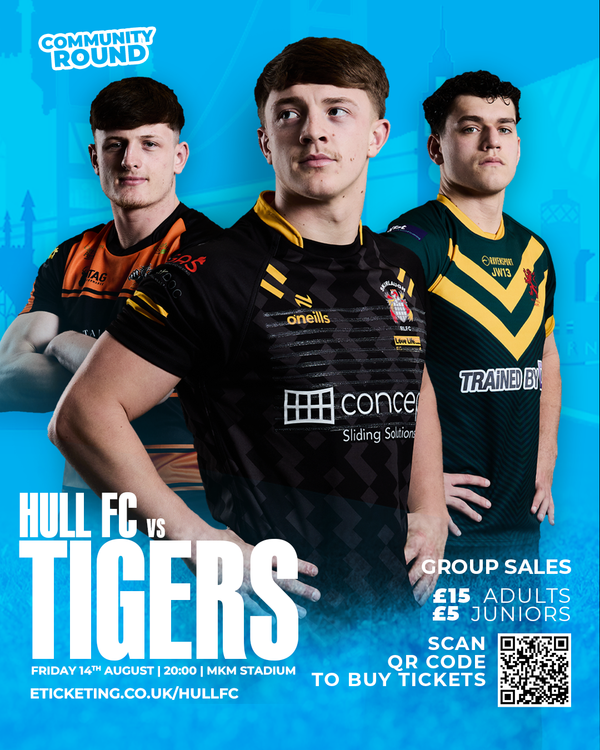 Group Bookings Hull FC V Castleford Tigers