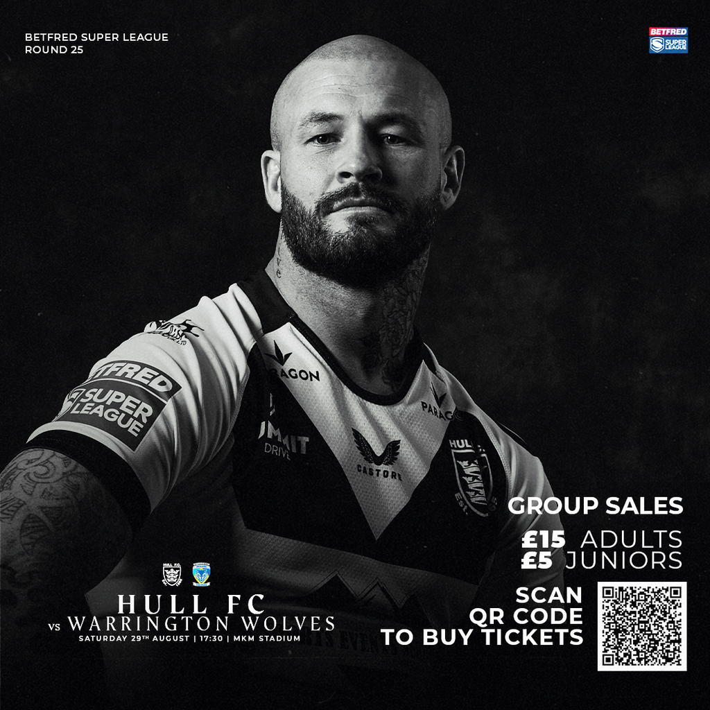 Group Bookings Hull FC V Warrington Wolves