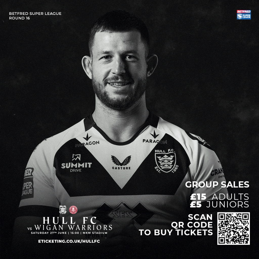 Group Bookings Hull FC V Wigan Warriors