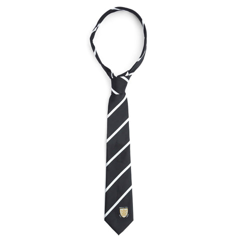 Black Thin Stripe Tie 21