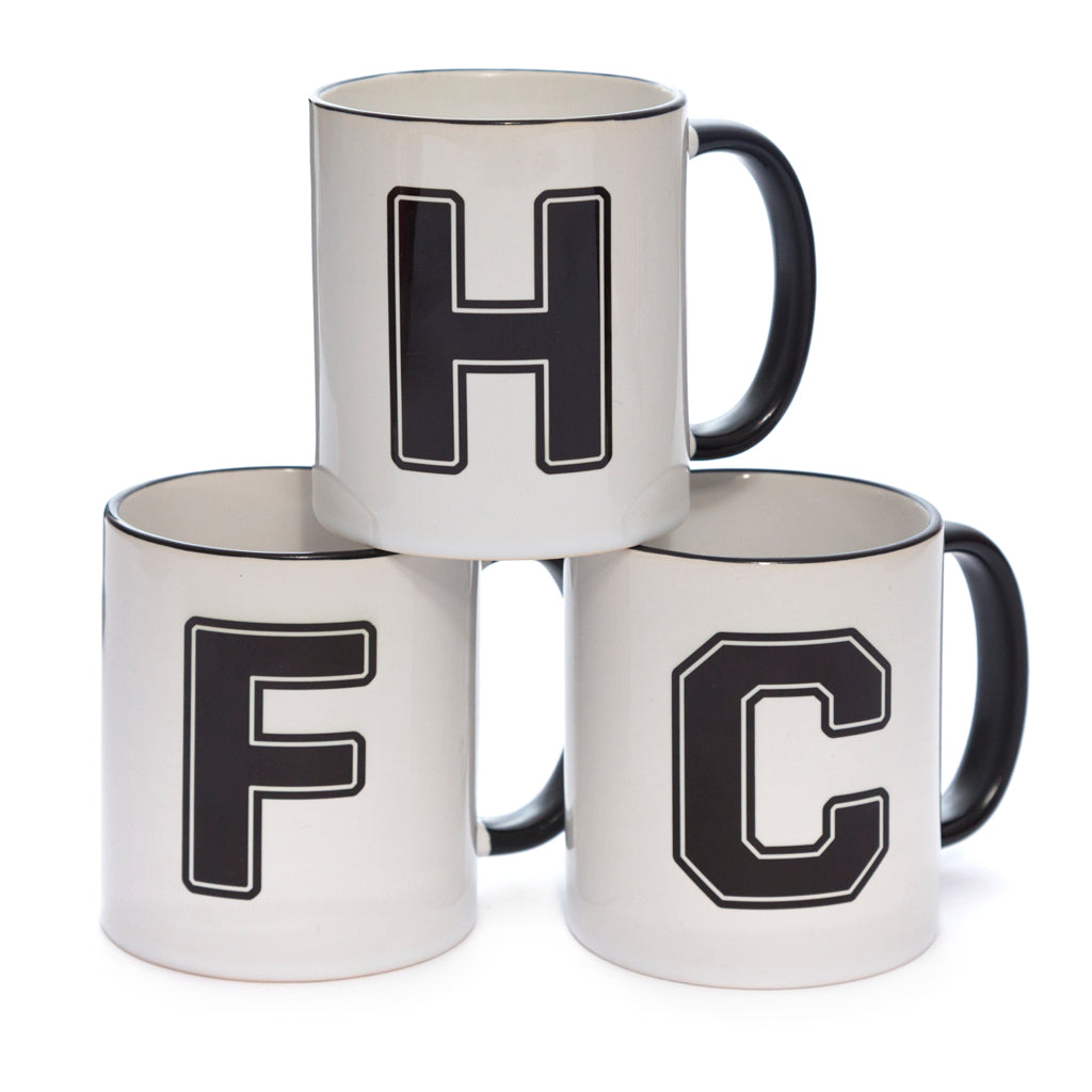 Initial H Mugs Unique Single Letter Monogram Customize Name 11OZ White  Double-Sided Printing for Coffee Tea Hot Chocolate Milk Wine Father's Day  Gifts : : Home & Kitchen