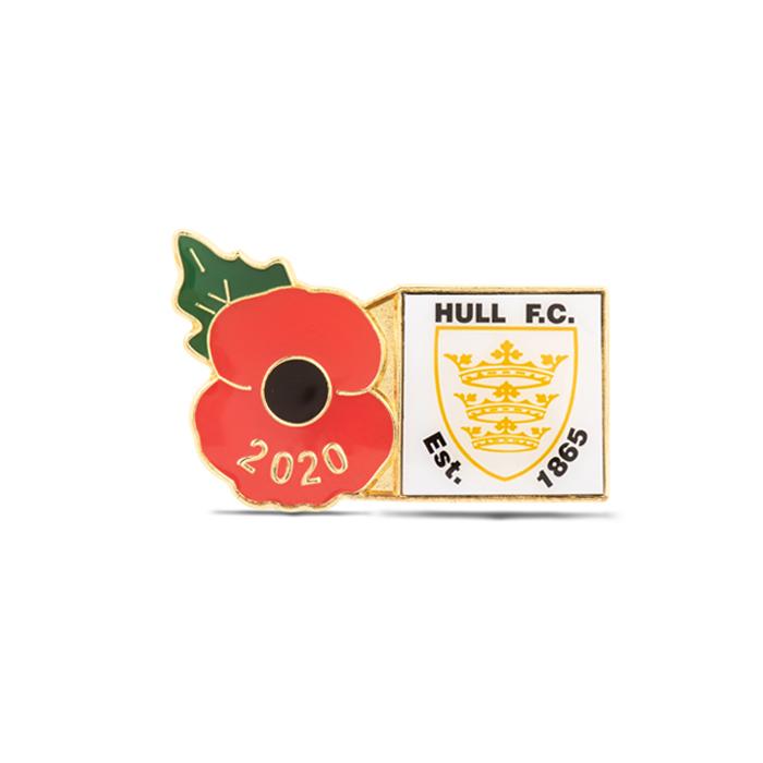 Hull FC Poppy Pin Badge 2020